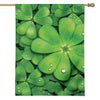 Shamrock Clover St. Patrick's Day Print House Flag