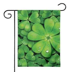 Shamrock Clover St. Patrick's Day Print House Flag