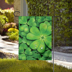 Shamrock Clover St. Patrick's Day Print House Flag