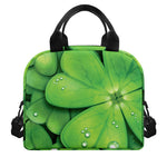 Shamrock Clover St. Patrick's Day Print Insulated Lunch Bag