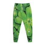 Shamrock Clover St. Patrick's Day Print Jogger Pants