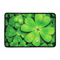Shamrock Clover St. Patrick's Day Print Kitchen Mat