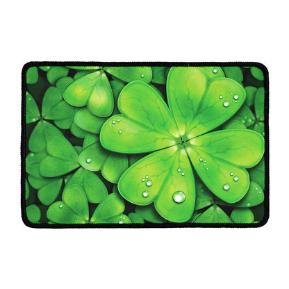 Shamrock Clover St. Patrick's Day Print Kitchen Mat