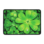 Shamrock Clover St. Patrick's Day Print Kitchen Mat
