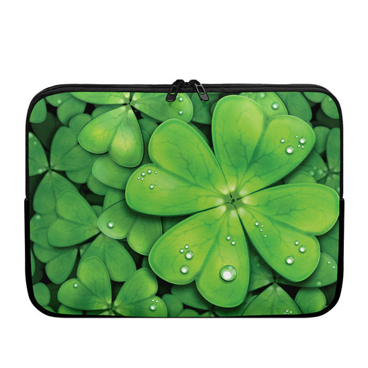 Shamrock Clover St. Patrick's Day Print Laptop Sleeve