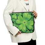 Shamrock Clover St. Patrick's Day Print Laptop Sleeve