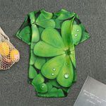 Shamrock Clover St. Patrick's Day Print Men's Bodysuit