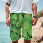 Shamrock Clover St. Patrick's Day Print Men's Cargo Shorts