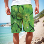Shamrock Clover St. Patrick's Day Print Men's Cargo Shorts