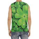 Shamrock Clover St. Patrick's Day Print Men's Fitness Tank Top
