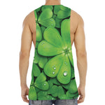 Shamrock Clover St. Patrick's Day Print Men's Muscle Tank Top