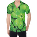 Shamrock Clover St. Patrick's Day Print Men's Shirt