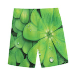Shamrock Clover St. Patrick's Day Print Men's Sports Shorts