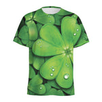Shamrock Clover St. Patrick's Day Print Men's Sports T-Shirt