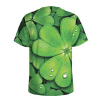 Shamrock Clover St. Patrick's Day Print Men's Sports T-Shirt