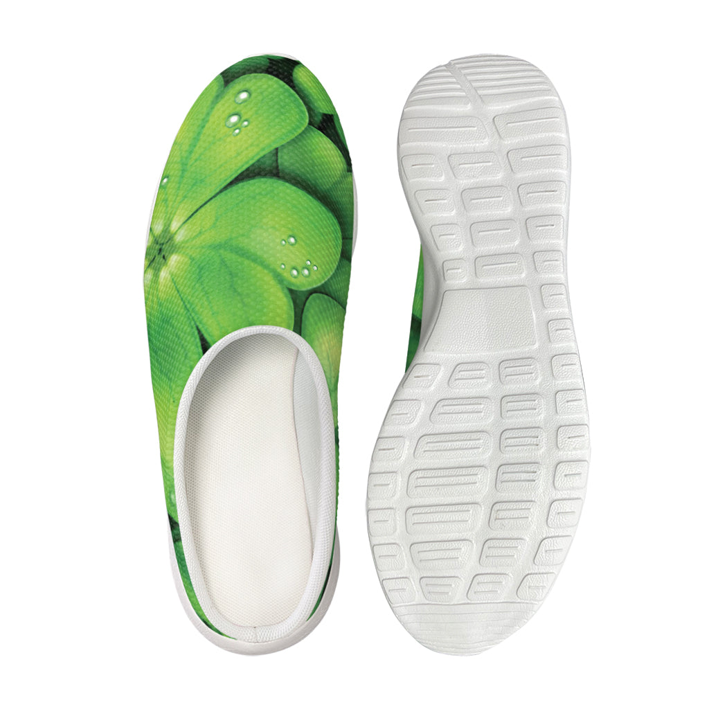 Shamrock Clover St. Patrick's Day Print Mesh Casual Shoes