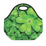 Shamrock Clover St. Patrick's Day Print Neoprene Lunch Bag