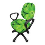 Shamrock Clover St. Patrick's Day Print Office Chair Cover