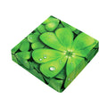 Shamrock Clover St. Patrick's Day Print Outdoor Seat Cushion Cover
