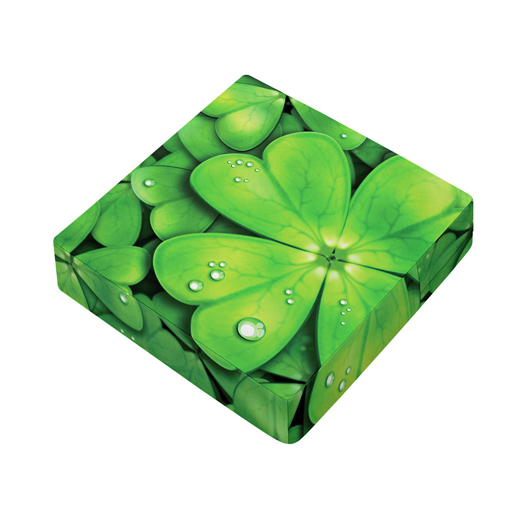 Shamrock Clover St. Patrick's Day Print Outdoor Seat Cushion Cover