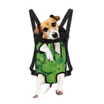 Shamrock Clover St. Patrick's Day Print Pet Carrier Backpack