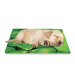 Shamrock Clover St. Patrick's Day Print Pet Cooling Mat Cover