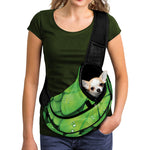 Shamrock Clover St. Patrick's Day Print Pet Sling Carrier