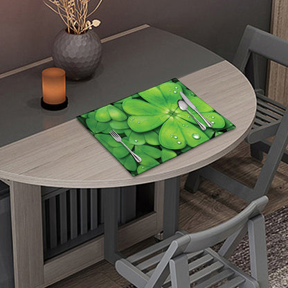 Shamrock Clover St. Patrick's Day Print Placemat