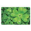 Shamrock Clover St. Patrick's Day Print Polyester Doormat