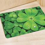 Shamrock Clover St. Patrick's Day Print Polyester Doormat