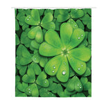 Shamrock Clover St. Patrick's Day Print Polyester Shower Curtain