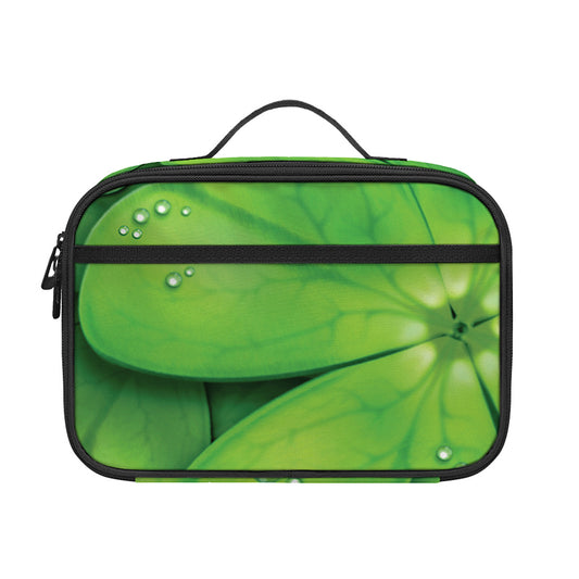 Shamrock Clover St. Patrick's Day Print Portable Lunch Bag