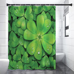 Shamrock Clover St. Patrick's Day Print Premium Shower Curtain