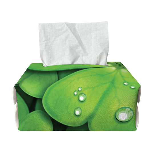 Shamrock Clover St. Patrick's Day Print Rectangle Tissue Box Cover