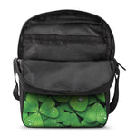 Shamrock Clover St. Patrick's Day Print Rectangular Crossbody Bag