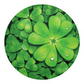 Shamrock Clover St. Patrick's Day Print Round Blanket
