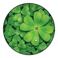 Shamrock Clover St. Patrick's Day Print Round Floor Mat
