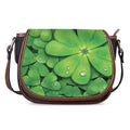 Shamrock Clover St. Patrick's Day Print Saddle Bag