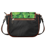 Shamrock Clover St. Patrick's Day Print Saddle Bag