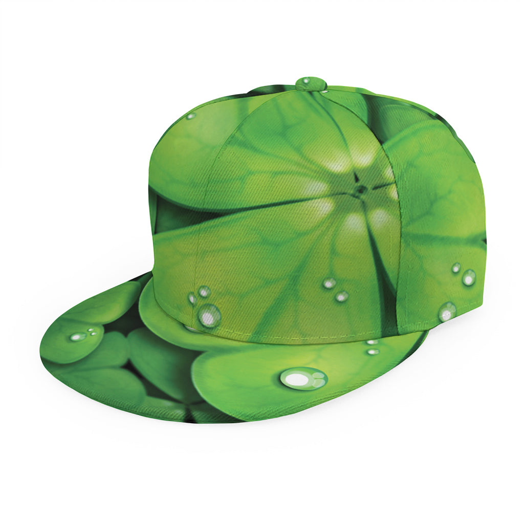 Shamrock Clover St. Patrick's Day Print Snapback Cap