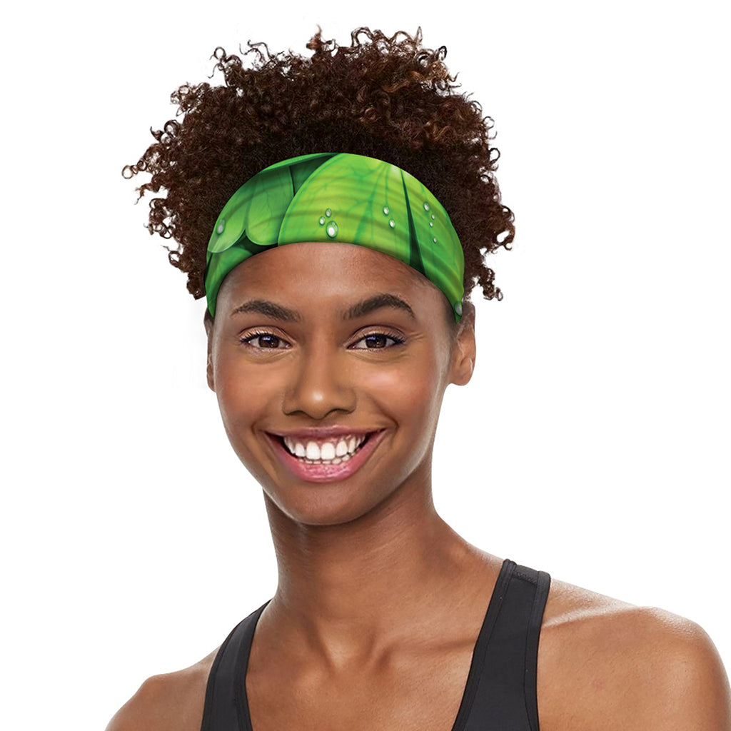 Shamrock Clover St. Patrick's Day Print Sports Headband