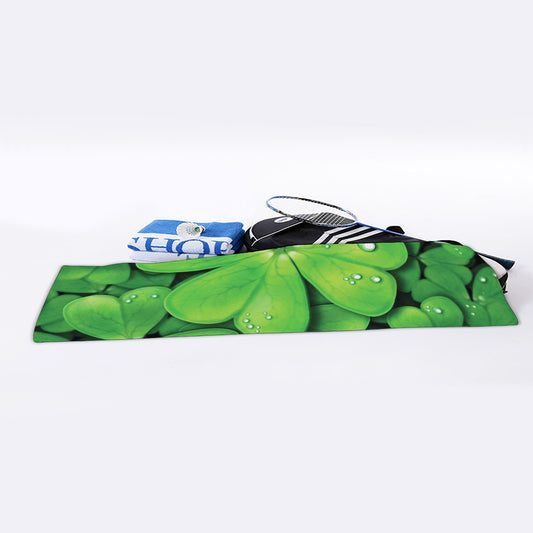 Shamrock Clover St. Patrick's Day Print Sports Towel