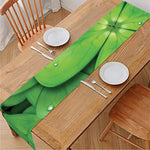 Shamrock Clover St. Patrick's Day Print Table Runner