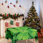 Shamrock Clover St. Patrick's Day Print Tablecloth