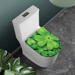 Shamrock Clover St. Patrick's Day Print Toilet Lid Cover