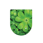 Shamrock Clover St. Patrick's Day Print Toilet Lid Cover