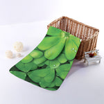 Shamrock Clover St. Patrick's Day Print Towel