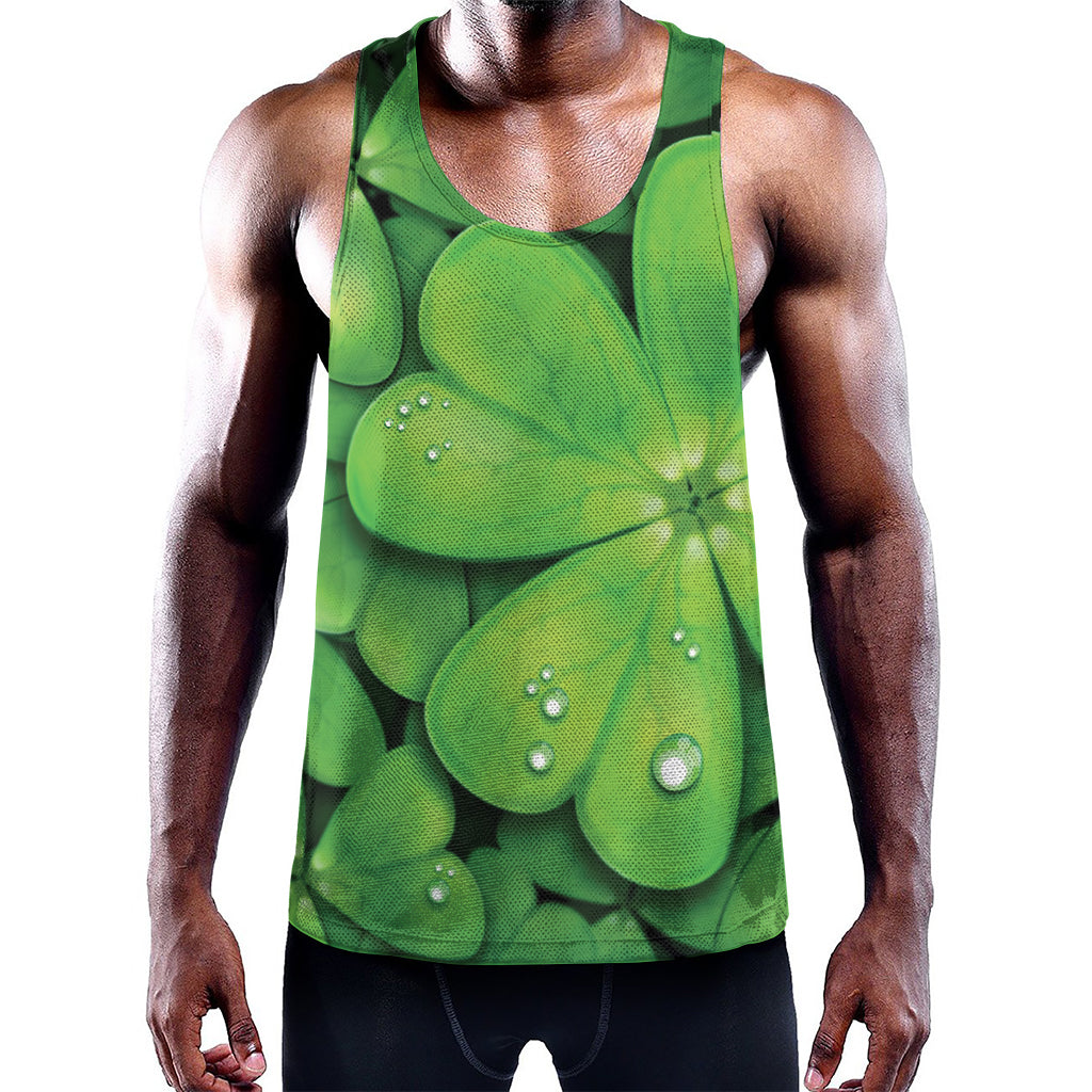 Shamrock Clover St. Patrick's Day Print Training Tank Top