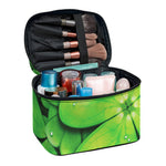 Shamrock Clover St. Patrick's Day Print Travel Makeup Bag