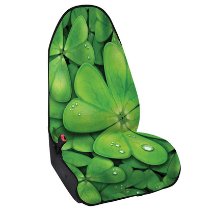 Shamrock Clover St. Patrick's Day Print Waterproof Car Seat Cover